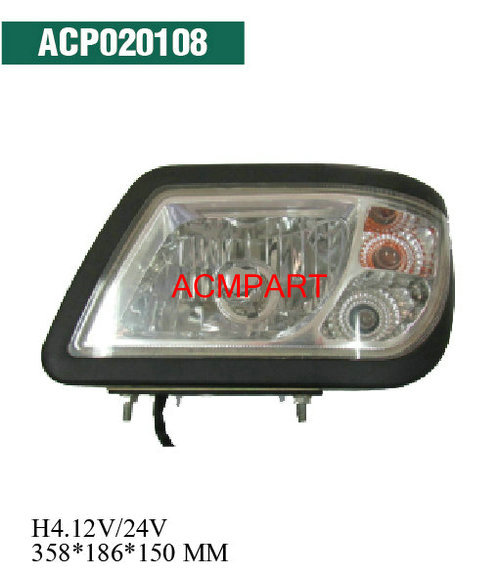 head lamp for FUTIAN   wheel loader