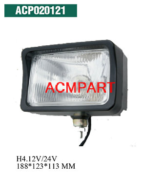 work lamp for construction machinery