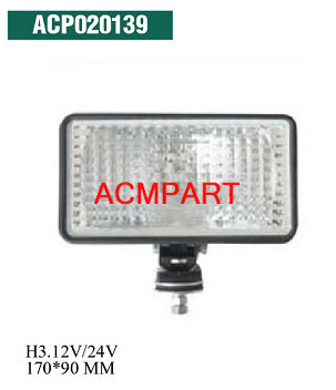 work lamp for construction machinery